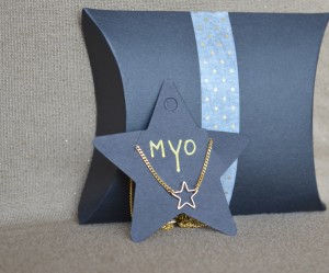 Bracelet étoile - Collection Poudre de Soleil Myo jewel- Bijoux - Laiton brut doré - Créatrice Nantes